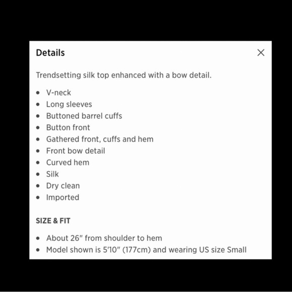 Joie Silk Long Sleeve Tie Neck Blouse. - Picture 8 of 8